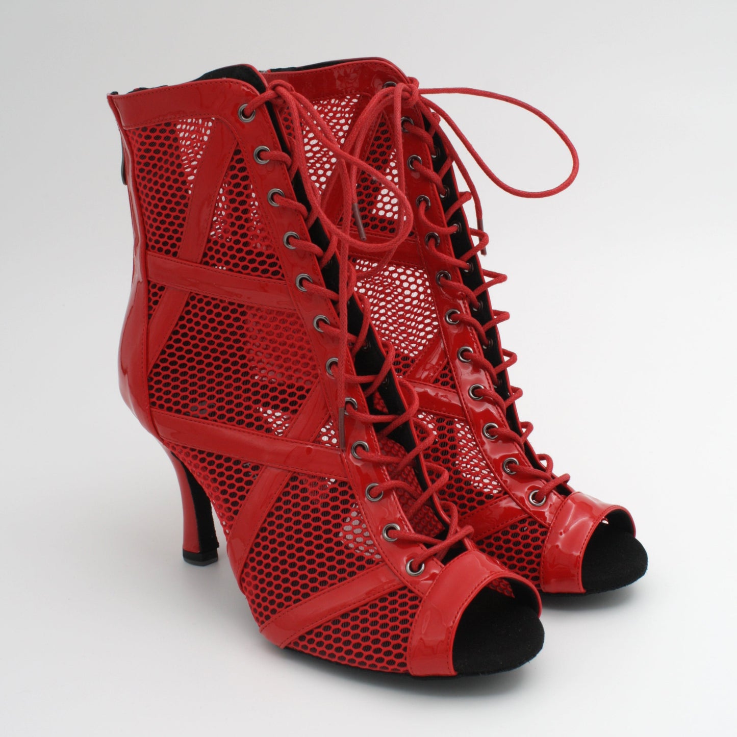 Artemis red - dansesko i PU