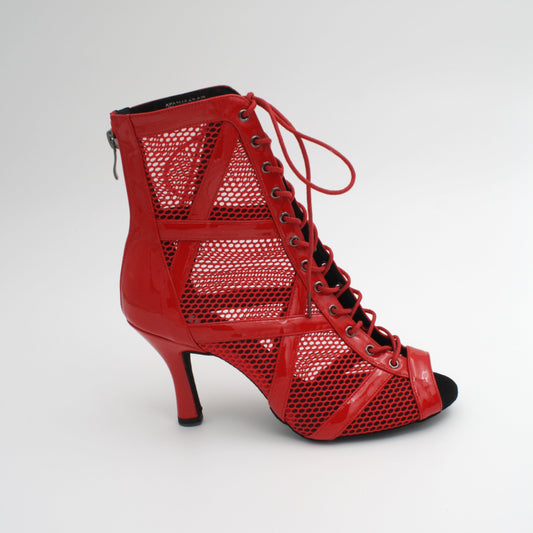 Artemis red - dansesko i PU