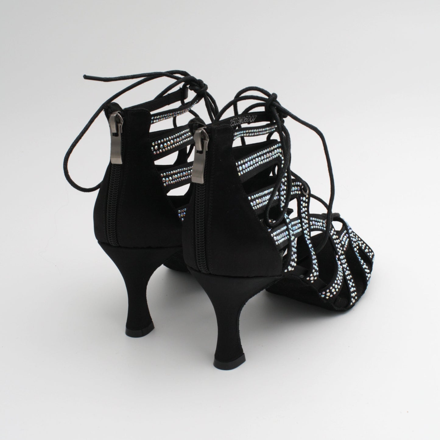 Demeter black - dansesko med stener