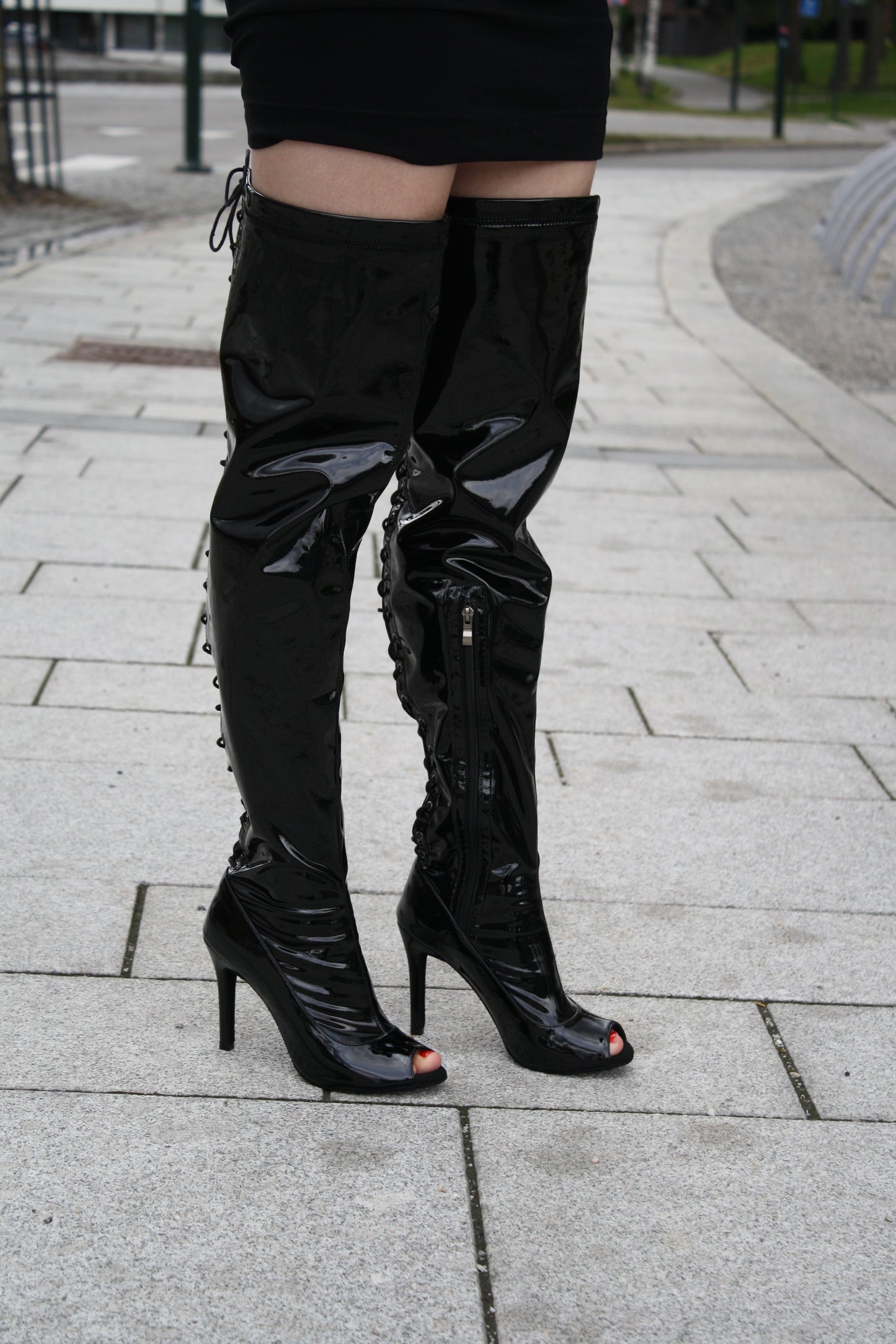 Nemesis black - dansesko for heels